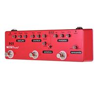 MOSKYAudio Multi Effects Pedal Buffer + Booster + Overdrive + Distortion + Chorus + Delay Effects 6 Effects Pedal In 1 Unit (DC5)