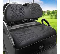 MOSNAI Club Car Precedent Seat Covers, Golf Cart Seat Covers for Club Car Precedent OEM Ordinary Seat, Front Seat Cover with Concave and Convex Design, Thick Vinyl Leather Comfortable/Easy to Clean