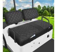 MOSNAI Golf Cart Seat Cover for Yamaha G22 G19 G16 G9 G2, Golf Cart Front Seat Cover Fit OEM Ordinary Seat Cushion, Concave and Convex Design Appearance, Thick Vinyl Leather Comfortable/Breathable