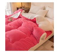 Mosnesrt Cashmere Quilt, Double Size, 180x220cm, Warm Winter Duvet, Machine Washable, Lamb Velvet