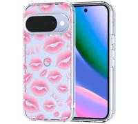 MOSNOVO for Google Pixel 10 Case/Pixel 10 Pro Case, Shockproof Military-Grade Protection 6.6ft Drop Tested, Clear Phone Case for Pixel 10/10 Pro, XOXO Kisses Design