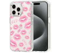 MOSNOVO for iPhone 14 Pro Max Case, Shockproof Military-Grade Protection 6.6ft Drop Tested, Clear Phone Case for iPhone 14 Pro Max, XOXO Kisses Design
