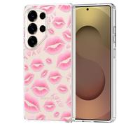 MOSNOVO for Samsung Galaxy S25 Ultra Case, Shockproof Military-Grade Protection 6.6ft Drop Tested, Clear Phone Case for Galaxy S25 Ultra, XOXO Kisses Design