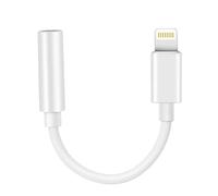 MOSON Lightning to 3.5 mm Headphone Jack Adapter, Apple MFi Certified iPhone to 3.5mm Audio Aux Jack Adapter Dongle Cable Converter Compatible with iPhone 14 13 12 11 Pro XR XS Max X 8 7 iPad
