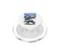 Mosotho King Dabbing Lesotho Flag Pride for Kids PopSockets PopGrip for MagSafe