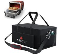MOSPDE Pizza Oven Carry Bag Fits for Ninja OO101 Woodfire 8-in-1 Outdoor Oven, Fits Ninja Woodfire BBQ Smoker Outdoor Pizza Oven Travel-600D Heavy Duty Weather Resistant Carrying Bag