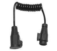 MospdyGear 13 Pin to 13 Pin Trailer Extension Cable 2m, Coiled Towing Lead Extend Your Towing Connection, for Caravans, Trailers, and Horse Boxes