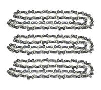 MospdyGear 3Pcs Chainsaw Chain, 3/8" LP Pitch, .050" (1.3 mm) Gauge for 16" (40cm) Bar, 56 Drive Links Low Kickback Chainsaw Chain Replacement for Titan TTL758CHN