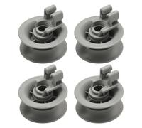 MospdyGear 4 Pcs 611666 Dishwasher Upper Basket Wheel, Dishwasher Racks Practical Dishwasher Lower Basket Wheels, Replacement for Siemens Replacement for Bosch