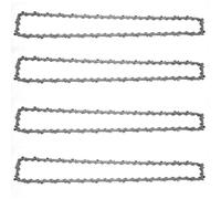 MospdyGear 4Pcs 18 inch Chainsaw Chains for (45cm) Bar, 3/8" LP Pitch 62 Driver Links .050"(1.3mm) Gauge, Replacement for Husqvarna 36 41 120 136 137