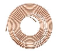 MospdyGear 5/16" Car Brake Line Tubing, 25ft Tubing Coil for Vehicle Copper Tone, Replacement for Braking Systems Fuel Systems Transmission Systems