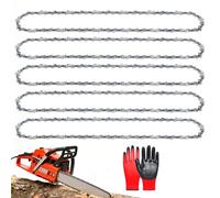 MospdyGear 5Pcs 16" 40cm Chainsaw Saw Chains, 18. 3/8" LP Pitch .043" Gauge 57 Drive Links, Replacement for AKE40 AKE40S AKE40-17S AKE40-18S AKE40-19S