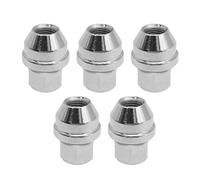 MospdyGear 5Pcs Capped Wheel Nuts Set, Replacement for Ford Transit Mk8 Transit Tourneo Custom, M14x1.5 Thread Chrome Stainless Steel Wheel Nuts Replaces 5644266 5196786
