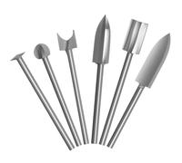 MospdyGear 6 Pcs Versatile Wood Carving Kit, 1/8-inch Shank Engraving Tools, Replacement for Dremel Rotary Tools, Suitable for Crafts, Woodworking, and Micro Sculpting
