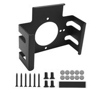 MospdyGear Aluminum Under Desk Mount Compatible with Mac mini M4/M4 Pro 2024, Wall Mount with Anti-Theft Function, Space-Saving Bracket for Office and Home (Black)