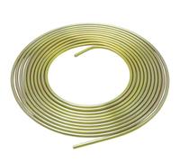 MospdyGear Car Brake Pipe 1/4" Galvanized Steel Tubing, 25ft Brake Line Coil for Vehicle, Auto Replacement Fuel and Oil Line Kit