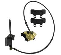 MospdyGear Front Disc Brake Master Cylinder Caliper Assembly With Brake Pads, Replacement for 50cc 70cc 90cc 110cc 125cc 150cc Dirt Bike Pit Bike