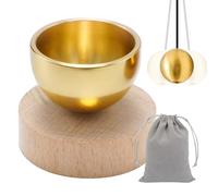 MospdyGear Small Tibetan Singing Bowl Set Handmade Mini Bowl with Cushion and Bat Ideal for Meditation, Relaxation and Mindfulness