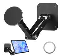 MosQler Tablet Wall Mount, Aluminium Extendable iPad Wall Mount with 360° Rotating Base Adjustable and Foldable for iPad Pro Air Mini, Samsung Galaxy Tab, All 4.7-13 Inch Phones and Tablets