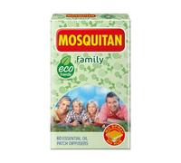 MOSQUITAN Family Mosquito Patches- 60 Patches, Pack of 1 | Natural Essential Oil Patch Stickers | DEET-Free | No Spray, No Rub | No Direct Skin Contact | Ideal for Travel, Camping & Outdoor Activities