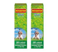 MOSQUITAN Mosquito Spray, 100 ml, Pack of 2 - Natural Essential Oil Spray | DEET-Free | Non-Sticky Formula | Suitable for Indoor & Outdoor Use | Ideal for Travel, Camping, Garden & Family Activities