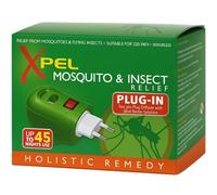 Mosquito and Insect Plug in Repellent 38ml Refill Odourless Suitable for 220 to 340V Lasts up to 45 Nights Ideal for Home Bedroom Office and Travel Indoor Flying Insect Protection Use