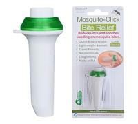 Mosquito-Click Bite Relief Device - Fast Acting, Helps Reduce Itch, Soothes Swelling and Inflammation. Chemical Free, Light Weight and Pocket Size. Made in EU.