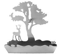 Mosquito Coils Spiral Holder Metal Tree & Reindeer, Spiral Coils Holder for Burning Coils Citronella, Mosquito Repellent Coils Rack, Incense Coil Holder Sandalwood Indoor Outdoor Mosquitoes (Metal)