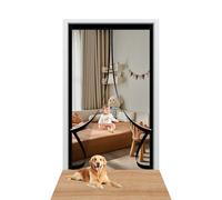 Mosquito Door Net Magnetic 70 x 207 cm Keep Bugs Out & Lets Fresh Air in Fly Screen for Doors No Without Drilling Suitable for Patio Doors Balcony Bedroom, Black