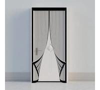Mosquito Door Net Magnetic 76 x 189 cm No Drilling Magnetic Fly Screens for Doors Keep Bugs Out for Windows Doors Patio, Black