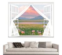 Mosquito Door Screen 101 x 310 cm Keep Bugs Out, Full Frame Magic Tape, Powerful Magnets, Self Sealing, No Drill Installation, Mosquito Door Screen for Balcony Bedroom Doors, White