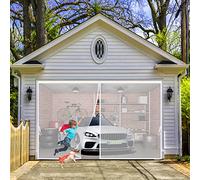 Mosquito Door Screen 175 x 205 cm with Heavy Duty Mosquito Net with Magnet for Balcony Sliding Doors Living Room White