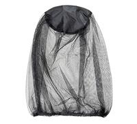 Mosquito Head Mesh Hat Face Neck Protective Anti-Bug Net for Fishing Camping Black M 4PCS