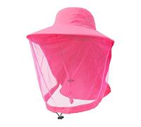 Mosquito Head Net Hat UV Protective Sun Cap with Mesh Protection from Insect