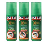 Mosquito & Insect Repellent Pump Spray 70ml x Pack of 3 - The Fast Actioning Formula Lasts Up to Four Hours and Provides Long-Lasting Protection for a Fuss Free Holiday