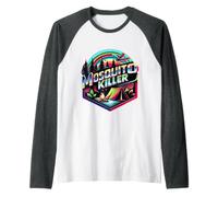 Mosquito Killer Camper Outdoor Insect Defense |||- Raglan Baseball Tee