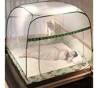 Mosquito Mesh Net for Bed Canopy,Foldable Mosquito Net Bed Canopy,Pop Up Bed Net Tent,Portable Travel for Single/Double Bed,with Bottom,Anti Mosquito Bites (W180*L195*H170cm)