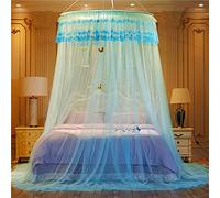Mosquito Mesh Net for Bed,Large Dome Hanging Bed Net Tent for Double/Single Bed, European Style Canopy for Home Or Holidays,Green