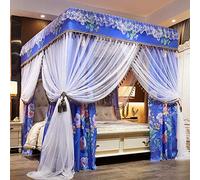 Mosquito net, Bed Mantle Home Textile, Floor Mosquito net 1.5m 1.8m Bed, Double Gauze Account 2.0 Bracket Bed, 2.0 * 2.2m Pole Diameter 25mm-Fuyao_2.0 * 2.2m Vertical Pole Diameter 25mm