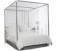 Mosquito Net Bracket - Stainless Steel 4 Corner Frame for Bed Canopy, Compatible with Most Bed Sizes