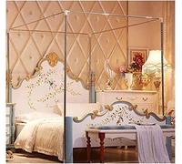 Mosquito Net Bracket, Stainless Steel Canopy Poles for Bed Frame, Four Corner Bed Canopy Frame, Bed Curtain Netting Support for Metal Bed