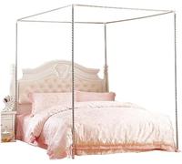 Mosquito Net Canopy Frame - Durable Four Corner Bracket Holder for Beds, Stylish Bedroom Décor, Easy Assembly, Ideal for Home Use