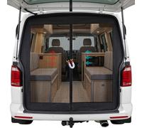 Mosquito Net Car Back Door Compatible with VW T5 T6 Fly Screen Insect Protection Sun Protection Rear Door Divider Curtain Mosquito Net with Magnetism Boot Shade Net Ventilation Mosquito Nets