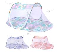 Mosquito Net, Foldable Bed Mosquito Net, Portable Travel Mosquito Nets, Mosquitos Bed for Home, Dorm, Outdoor, Travel, Easy Access, Quick Installation, Green - B