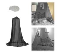 Mosquito Net for Bed,Bed Canopy Mosquito Net for Queen King Size Bed,Dome Mosquito Netting Bed Tent for Adult Beds (Black, 1.2M/4FT(NO Door))