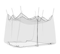 vidaXL Mosquito Net for Outdoor 220 Mesh Black 300x300x250 cm