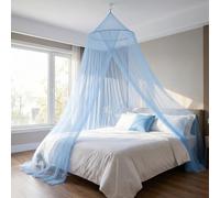 Mosquito Net for Kids, Bed Canopy, Round Dome Hanging Canopies, Kids Canopy Curtains, Bedroom Tent, Bedroom Accessories,for Bedrooms, Nursery Room, Indoor, Suitable Beds 1.5M and Under 1.5M-24