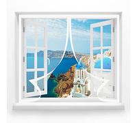 Mosquito Net Mosquito Magnetic Window Screen 110 x 60 cm Insect Protection Fly Screen Insect Mesh Window Easy to Install for Balcony Windows Kitchen Windows, White