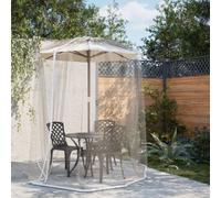 Mosquito Net Round Polyester White Ø330x250cm 220 Mesh Zipper Waterbag OutdoorX