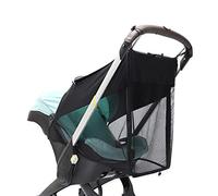 Mosquito-Net & Sun Shade Sun Protective Canopy Toddler Pushchair Bug-Netting Windproof Sunshade for Pram